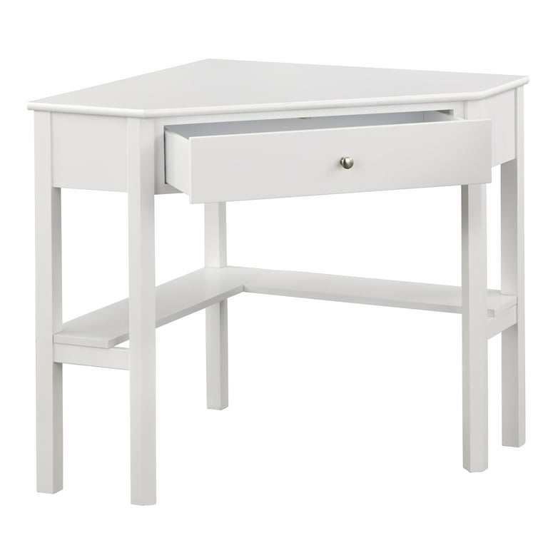 Tms corner desk white discount
