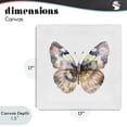 thumbnail image 4 of Stupell Industries Transitional Traditional Watercolor Butterfly Canvas Art, 17 x 17, by Kim Allen, 4 of 8