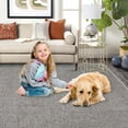 thumbnail image 6 of 2x6/4x6/5x7/8x10/9x12 Washable Rug Non Slip Modern Hallway Runner Rug with Rubber Backing Low Pile Floor Cover Contemporary Solid Textured Carpet for Kitchen Laundry Entryway, 6 of 8