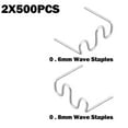 thumbnail image 4 of Chendee 1000Pcs S Wave Hot Staples For Car Bumper Bodywork Plastic Stapler 0.6/0.8Mm, 4 of 9