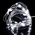 thumbnail image 5 of Lámpara 1m 10LED luces de hadas cadena de alambre de cobre fiesta de Navidad decoración del hogar (blanco), 5 of 5