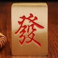 thumbnail image 4 of unbranded Figurilla De Latón Estilo Mahjong Para Creativa De Hogar Y Oficina, 4 of 7
