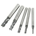 thumbnail image 2 of 5pcs Tungsten Carbide Thread 4-flute Milling Cutter Tool End Mill Set Tools Accessories, 2 of 11