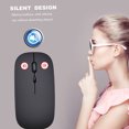 thumbnail image 2 of Mistaha Wireless 2.4G Mouse Ultra-thin Silent Mouse Portable and Sleek Mice Rechargeable Mouse 10m/33ft Wireless, 2 of 8