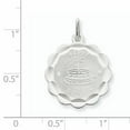 thumbnail image 2 of Sterling Silver Rhodium-Plated Happy Birthday Disc Charm (26 X 20) Made In United States qc2470, 2 of 2