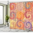 thumbnail image 5 of Ambesonne Abstract Shower Curtain, Grunge Sun Boho, 69"Wx75"L, Multicolor, 5 of 5