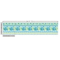 thumbnail image 3 of Ambesonne Aqua and Coral Fabric by the Yard Upholstery, Striped Jellyfish, 5 Yards, Sea Blue and Pastel Yellow, 3 of 5