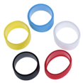 thumbnail image 4 of 4Pcs Tennis Racket Sealing Rubber Ring Grip Hand Sweat-absorbing Band Fixed Silicone Ring Stretchable Handle Rubber Ring Blue, 4 of 6