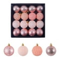 thumbnail image 7 of Christmas Tree Decorations Set for Christmas Valentines, 16ct Shatterproof Christmas Ball Ornaments Bulk, 2.36 Inches Elegant Hanging Ornaments for Xmas Holiday Wedding Decor, 7 of 7