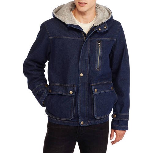 Wrangler Men's Hooded Canvas Jacket