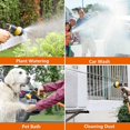 thumbnail image 5 of Garden Hose Nozzle Watering Spray High Pressure Water Sprinkler With 8 Patterns, 5 of 5