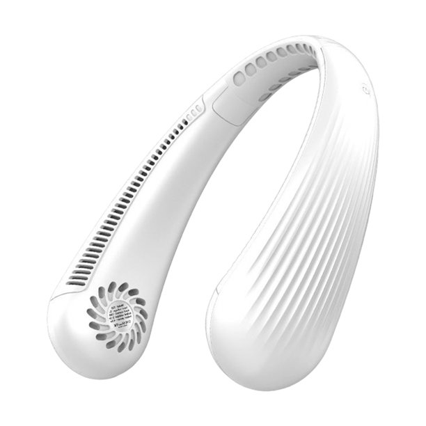 Ventilador de cuello sin aspas 2200mAh Ventilador eléctrico para deportes de interior al aire libre (blanco) Ehuebsd Libre de BPA
