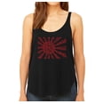 thumbnail image 1 of LA Pop Art Women's Premium Word Art Flowy Tank Top - Lyrics To The Japanese National Anthem, 1 of 2