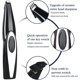 thumbnail image 2 of Recortador de pelo eléctrico para mascotas, recortador de pelo pequeño inalámbrico recargable por USB para perros, gatos, patas, orejas y cara, 2 of 5