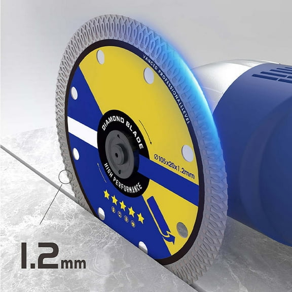 Super Thin Ceramic Tile Cutting Discs, Cutting Wheel, Marble Cutting Tool, Resistant Cutting Disc for Tile, Marble | Compatible with Angle Grinder Tools (1PC)