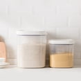 thumbnail image 3 of Amdohai Youpin Jordan Judy Food Storage Box Grain Rice Sealed Barrel Moisture Cat Dog Food Storage Snap-on Handle Storage Box, 3 of 8
