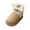 Khaki1, variant on Women's Cute Sheep Fuzzy Snow Boots, Winter Suede Ankle Booties with Warm Plush Lining Non- Sole Outdoor