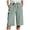 Light Green, variant on felwors Yoga Capris with Pockets for Women Wide Leg Cotton Linen Pants Casual Loose Comfy Trendy Elastic Waist Cropped Trouser (Dark Green, M)