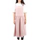 thumbnail image 5 of Delantal con pechera para mujer, color rosa liso, para cocinar y hornear, con bolsillo, 5 of 8