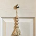 thumbnail image 4 of Rustic Tassle Beads Wooden Garland Farmhouse Wall Hanging Decor Handmade Gift, 4 of 6