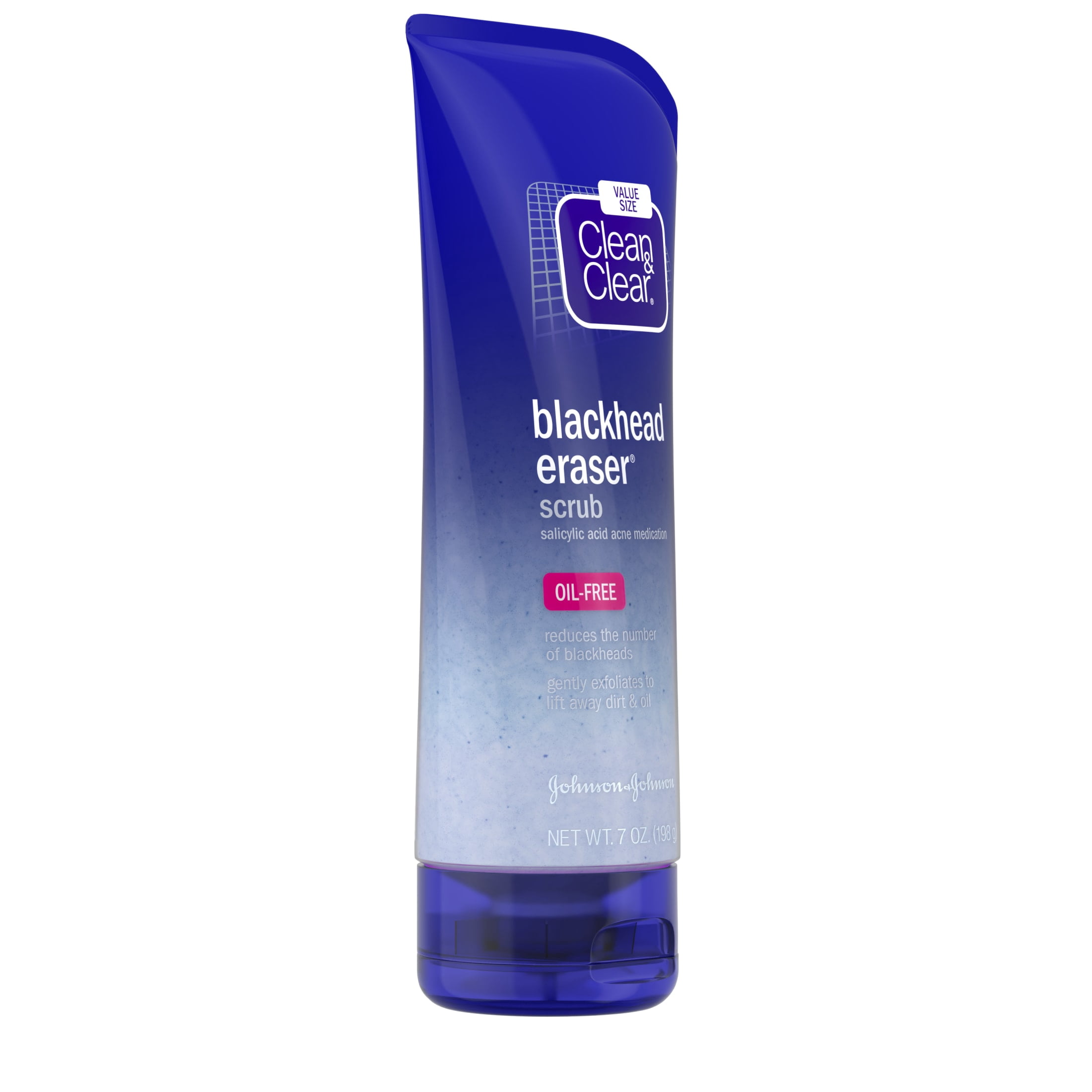 Clean & Clear Blackhead Eraser Facial Scrub, 2% Salicylic Acid, 7 oz