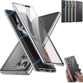 thumbnail image 1 of Funda magnética de vidrio templado de doble cara para teléfono, funda protectora completa de 360° a prueba de golpes con protector de lente, bloqueo de seguridad, para Samsung S21/S22/S23/S24 Plus Ul, 1 of 6