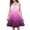 Hot Pink, variant on Ruyang Girls Gradient Color Halter Dress Sleeveless Backless Ruffles Pleated Summer Dresses Teen Kids Smocked Casual Dresses
