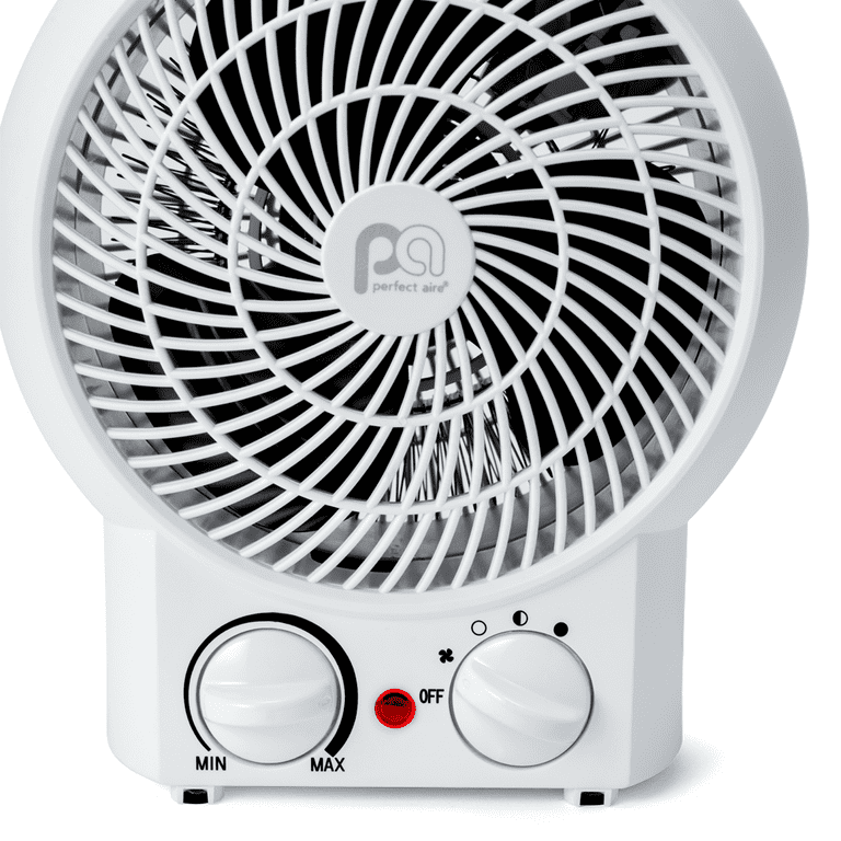 Fan heater 2 speeds, 2000W, white
