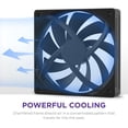 thumbnail image 4 of Ventilador para PC NZXT F120Q, 120 mm, silencioso, flujo de aire negro, 4 of 8