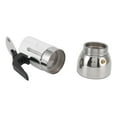thumbnail image 4 of Glass Moka Pot, Washable Moka Pot Coffee Maker Heat Resistant Portable Easy To Operate  For Café 200ML, 4 of 8