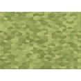 thumbnail image 1 of Ahgly Company Indoor Rectangle Patterned Acid Green Area Rugs, 4' x 6', 1 of 6