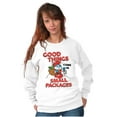 thumbnail image 4 of Santa Papa Smurf Christmas Presents Unisex Plus Size Sweatshirt Brisco Brands 3X, 4 of 5