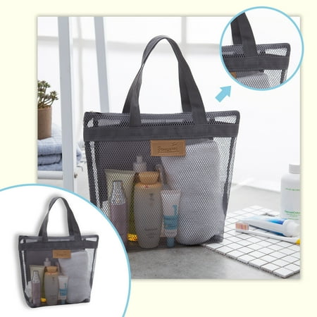 

Corashan Room Decor Outdoor Mesh Beach Bag Outdoor Wash Swimming Bag Mesh Bag Travel Bag Home Decor(Buy 2 get 3)
