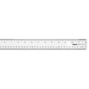Acrylic Ruler, Standard & Metric, 18 in. - Pack of 12