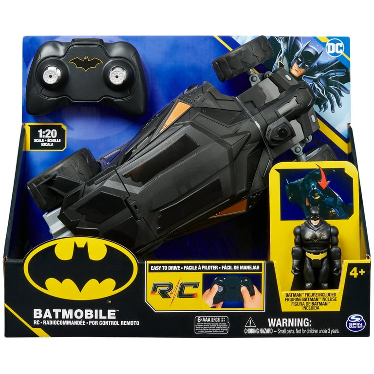 dc comics Spin Master Batman Batmobile avec télécommande Facile à C
