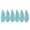 Blue, variant on 6Pcs ABS Fan 22.50Cm Length For 40W E27 Hanging Fan Light Replacement Parts