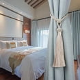 thumbnail image 3 of Beige, Juego de 2 Alzapaños para Cortinas, Cuerda Trenzada, Correa de algodón y poliéster, Alzapaños para Cortinas con Borlas, Accesorios Decorativos para Cortinas brillar Electrónica, 3 of 5