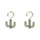 thumbnail image 1 of Monstrate Colgador de 360 ​​grados sin perforación, gancho de lujo con forma de Cactus, zapatos, cinturón, corbata, bufanda, soporte Oro verde oscuro 2piezas, 1 of 6