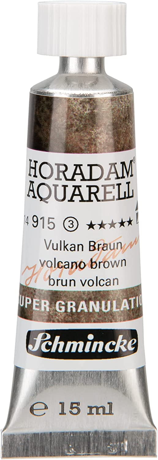 Schmincke Horadam Aquarell Artist Watercolor - Volcano Brown, Supergranulation, 15 ml, Tube