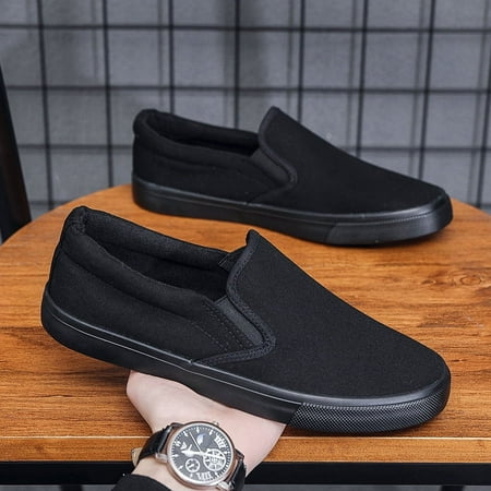 

2024 Non-slip men s fashion sneakers Casual canvas sneakers men s comfortable flat shoes Breathable cushion insole non-slip sneakers Men s low-top non-slip shoes