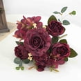 thumbnail image 7 of Luxcidy Artificial Peony Flowers, Peonies Artificial Flowers Silk Roses Bulk for DIY Wedding Bouquet Bridal Shower Decorations Fake Floral Arrangements Party Table Centerpieces Home Decor(Deep Pink), 7 of 7
