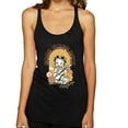 thumbnail image 1 of Wild Bobby Betty Boop Good Vibes Only Betty Boop Tri-Blend Racerback Tank Top, Vintage Black, Large, 1 of 5