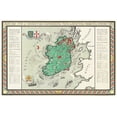 thumbnail image 2 of Gil, MacDonald 32x23 Black Ornate Wood Framed with Double Matting Museum Art Print Titled - Irish Free State and Northern Ireland 1929, 2 of 4