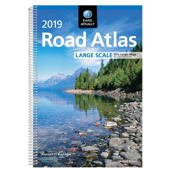 2019 Rand McNally Large Scale Road Atlas USA (Spiral-bound, 2018)