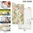 thumbnail image 3 of Vintage Flower Birds Hand Towels Set of 2, Highly Absorbent Soft Washcloth Face Towels Bathroom Decorative Towel for Beach Gym Spa Shower, 16x28In, 3 of 7