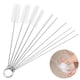 thumbnail image 4 of Juego Cepillos Paja Tubo Nailon Cepillo Limpieza para Teclados Y Gafas Color Blanco 10 Uds., 4 of 8