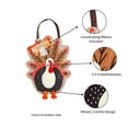 thumbnail image 4 of Evergreen Turkey Burlap Door Decor, 13.30x17.50"H, 4 of 9