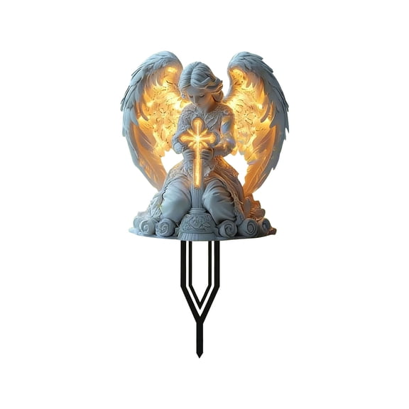 Ohmyroo Memorial Garden Flat Acrylic Ground Stake 7.87 Inch Grave Marker for Outdoor Garden Yard Cemetery Memorial Decor Ornament