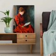 thumbnail image 5 of UXIEQU Victorian Lady Reading Canvas Wall Art Print 15.75x11.81 Inches, 5 of 8