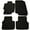 Black, variant on Ikon Motorsports Compatible with 04-08 Acura TL OE Factory Style Beige Nylon Carpet Car Floor Mats Front Rear 4pc
